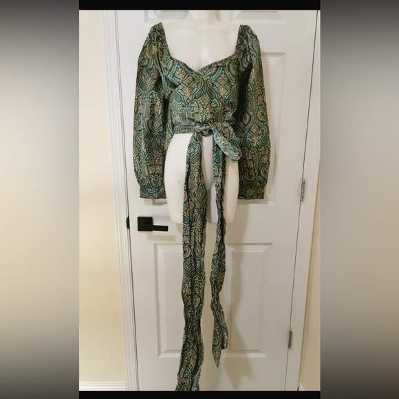 NEW! The Drop Size XL Jacquard Print Sweetheart Top by @Sruthijayadevan - Picture 6 of 10